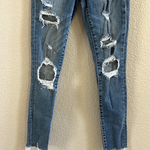 Abercrombie & Fitch Curve Love High Rise Super Skinny Jeans/ Size 24/00 - Picture 2 of 6